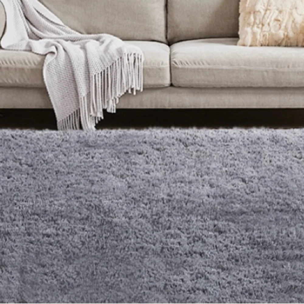 Rug - Gray Accent Area Carpet - Size 4x6 - Picture 4 of 10